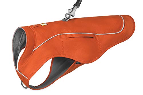 Ruffwear, Overcoat Fuse Jacket Harness Combo for Dogs, Canyonlands Orange, XX-Small