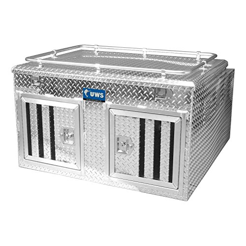 UWS DB-4848N 48' Northern 2-Door Deep Dog Box with Divider