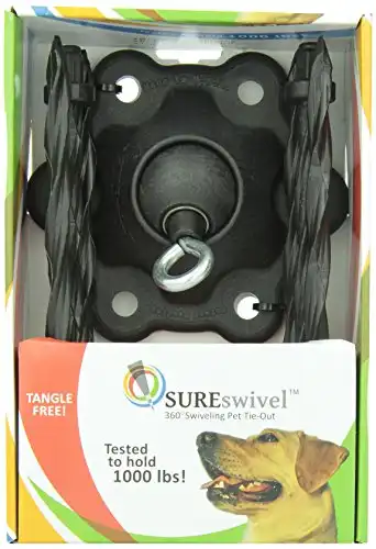 SUREswivel 360-Degree Swiveling Pet Tie-Out