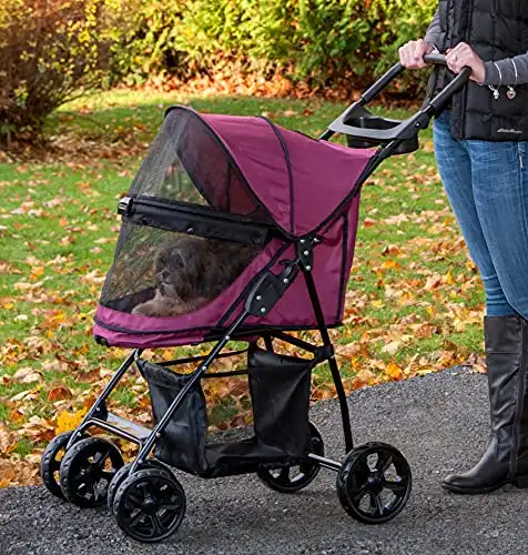 Pet Gear No-Zip Happy Trails Lite Pet Stroller